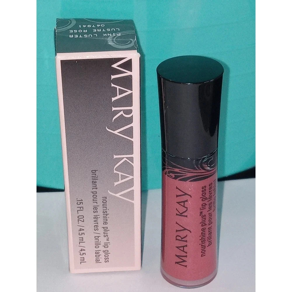 Mary Kay Nourishine Plus Lip Gloss Pink Luster .15 fl oz 047941 NIB